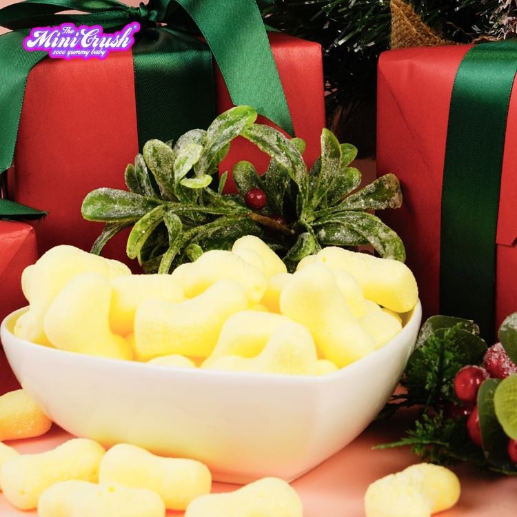 Gefriergetrocknete Süßigkeiten Weihnachten