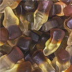Kinder-Süßigkeiten-Snacks, Gelee-Frucht-Süßigkeiten, Cola-Flaschenförmige Gummibonbons